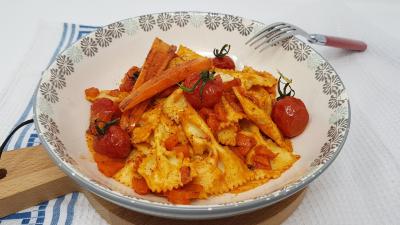 Pates tomates et carottes