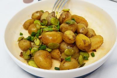 Pommes de terre et feves