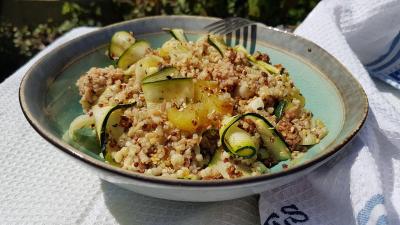 Salade courgette et quinoa