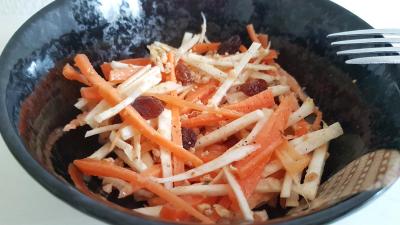 Salade de carottes et celeri