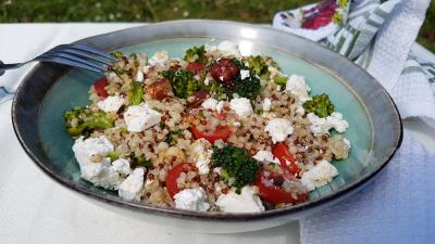 Salade quinoa et brocolis